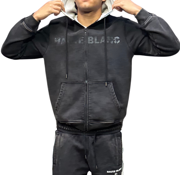 Orchid Charcoal Zip-Up