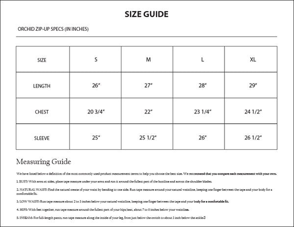 Orchid Charcoal Zip-Up